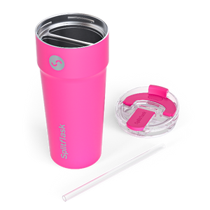 30oz DUAL BEVERAGE TUMBLER - Splitflask: 2-In-1 Stainless Steel Tumbler