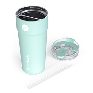 30oz DUAL BEVERAGE TUMBLER - Splitflask: 2-In-1 Stainless Steel Tumbler