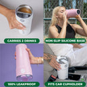 2-IN-1 STAINLESS STEEL TRAVEL MUG