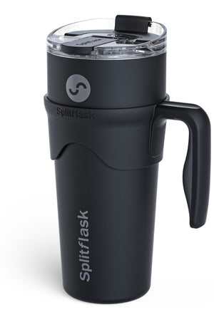 30oz TUMBLER HANDLE (Ships in September) - Splitflask: 2-In-1 Stainless Steel Tumbler