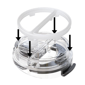 Splitflask Tighter Seal Gasket - Splitflask: 2-In-1 Stainless Steel Tumbler