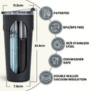 2-IN-1 STAINLESS STEEL TRAVEL MUG