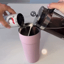 2-IN-1 STAINLESS STEEL TRAVEL MUG