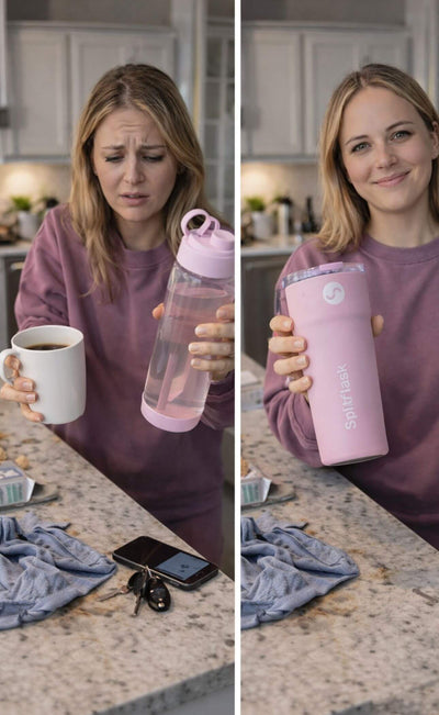Hot Coffee + Cold Water