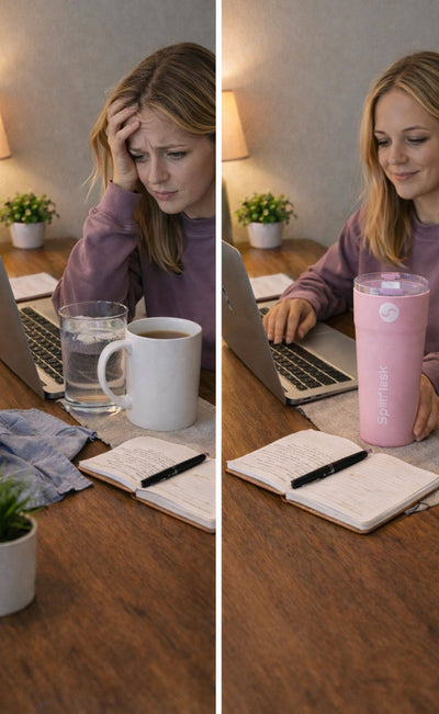 Hot Tea + Cold Water