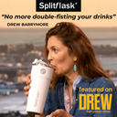 30oz DUAL BEVERAGE TUMBLER - Splitflask: 2-In-1 Stainless Steel Tumbler